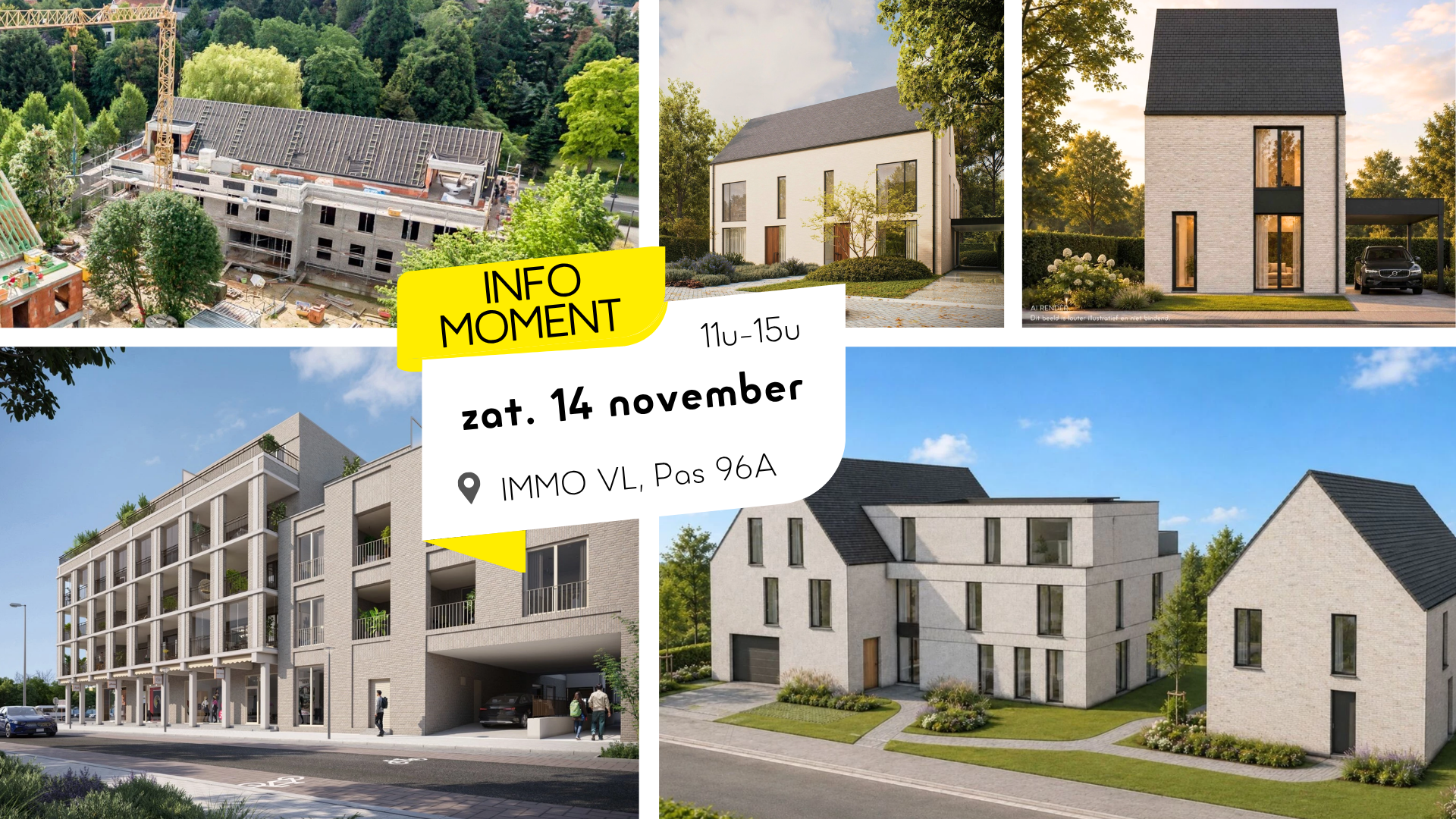 INFO MOMENT NIEUWBOUW op zaterdag 14 november
